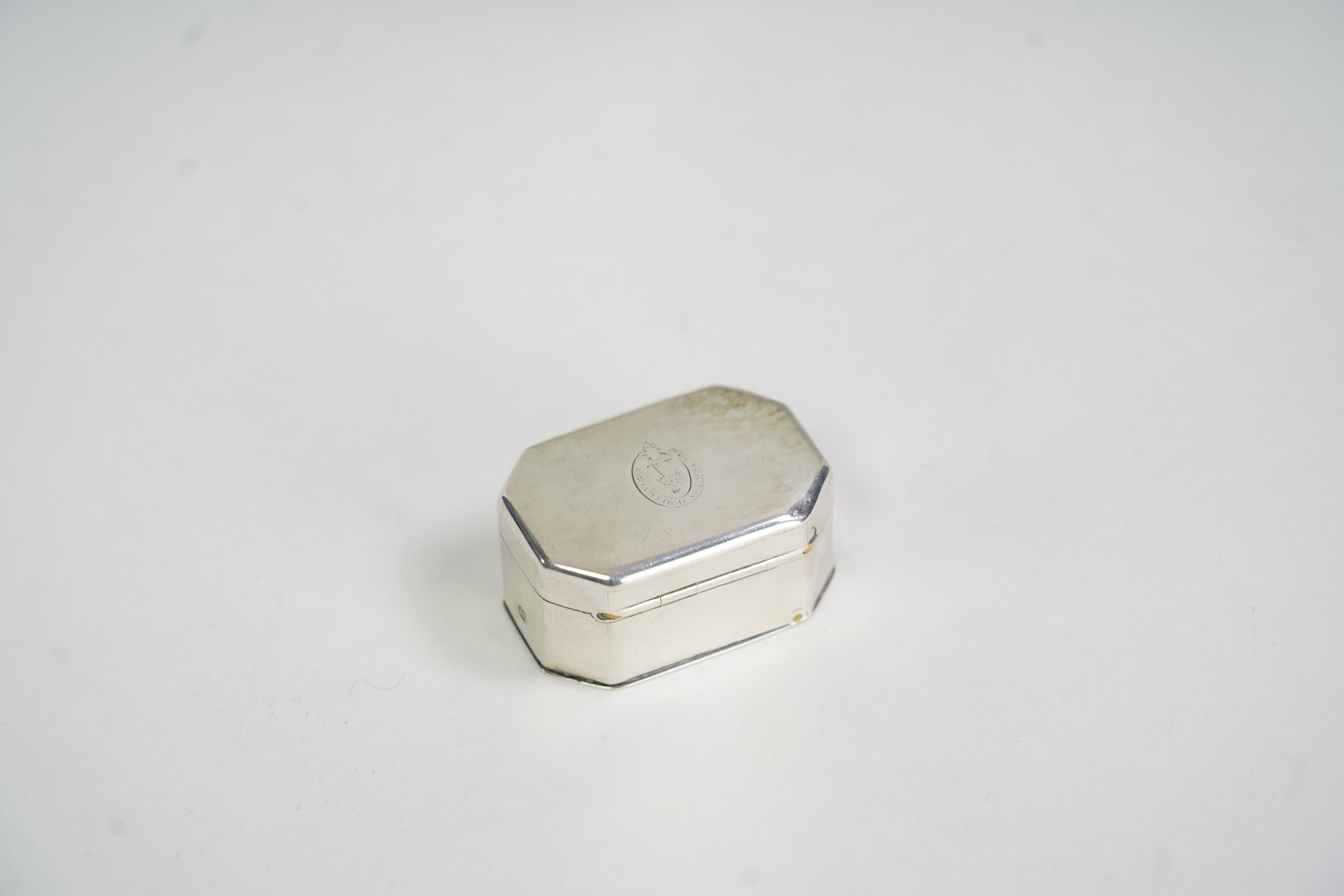A George III silver nutmeg grater, by Phipps & Robinson